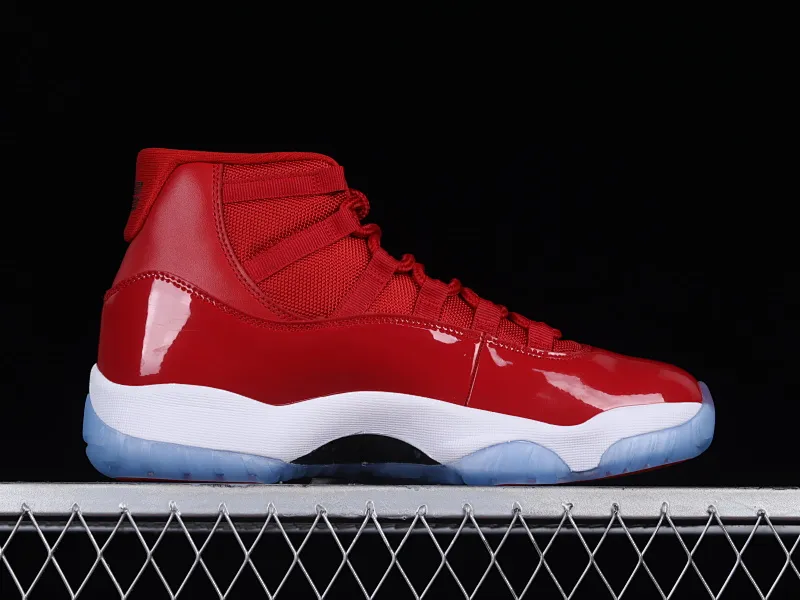 All categories Air Jordan Jordan series basketball shoes Air Jordan 11 F version Air Jordan 11 Velvet "Gym Red" AJ11 Joe 11 red Chicago Bulls genuine carbon 378037-623